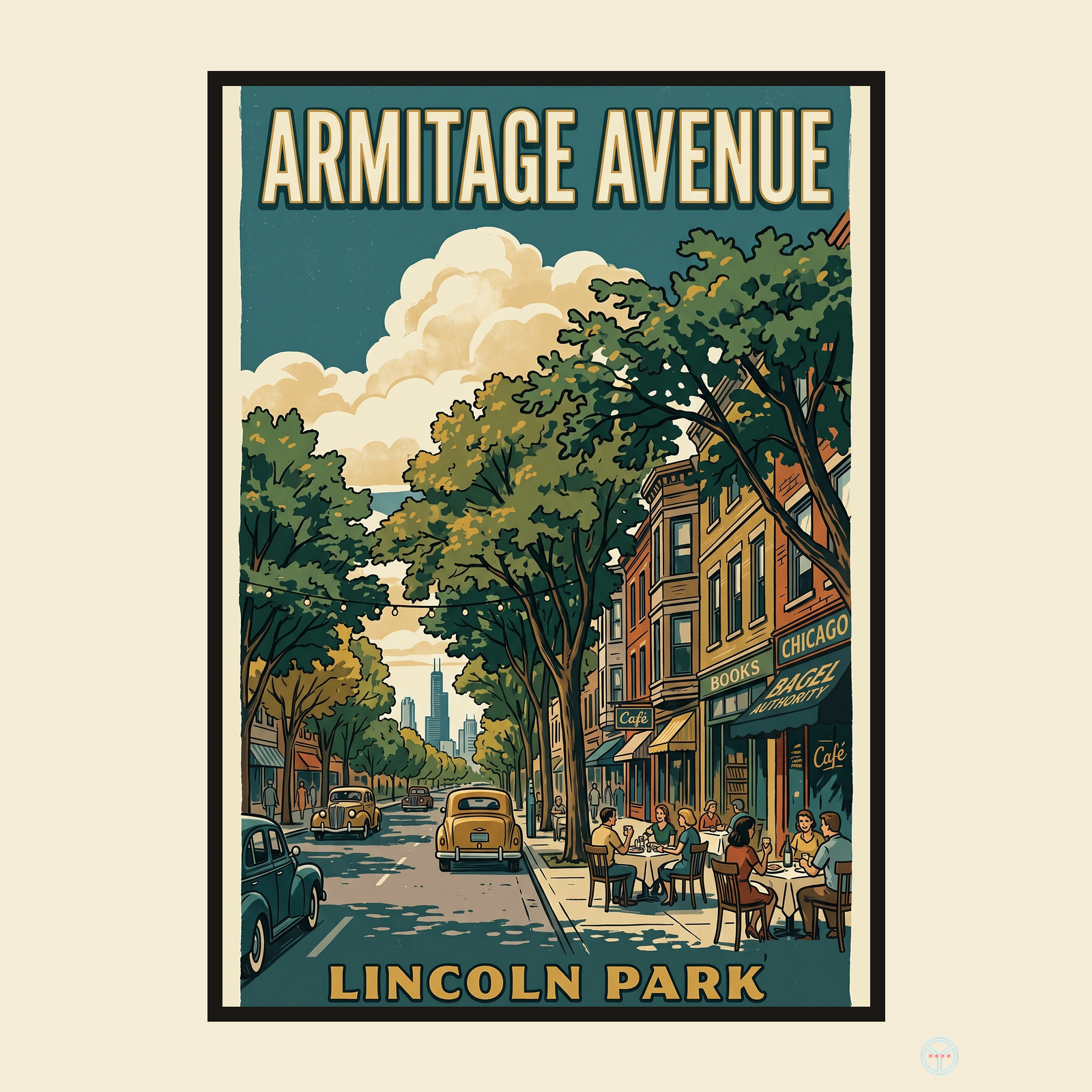Armitage Avenue Travel Poster