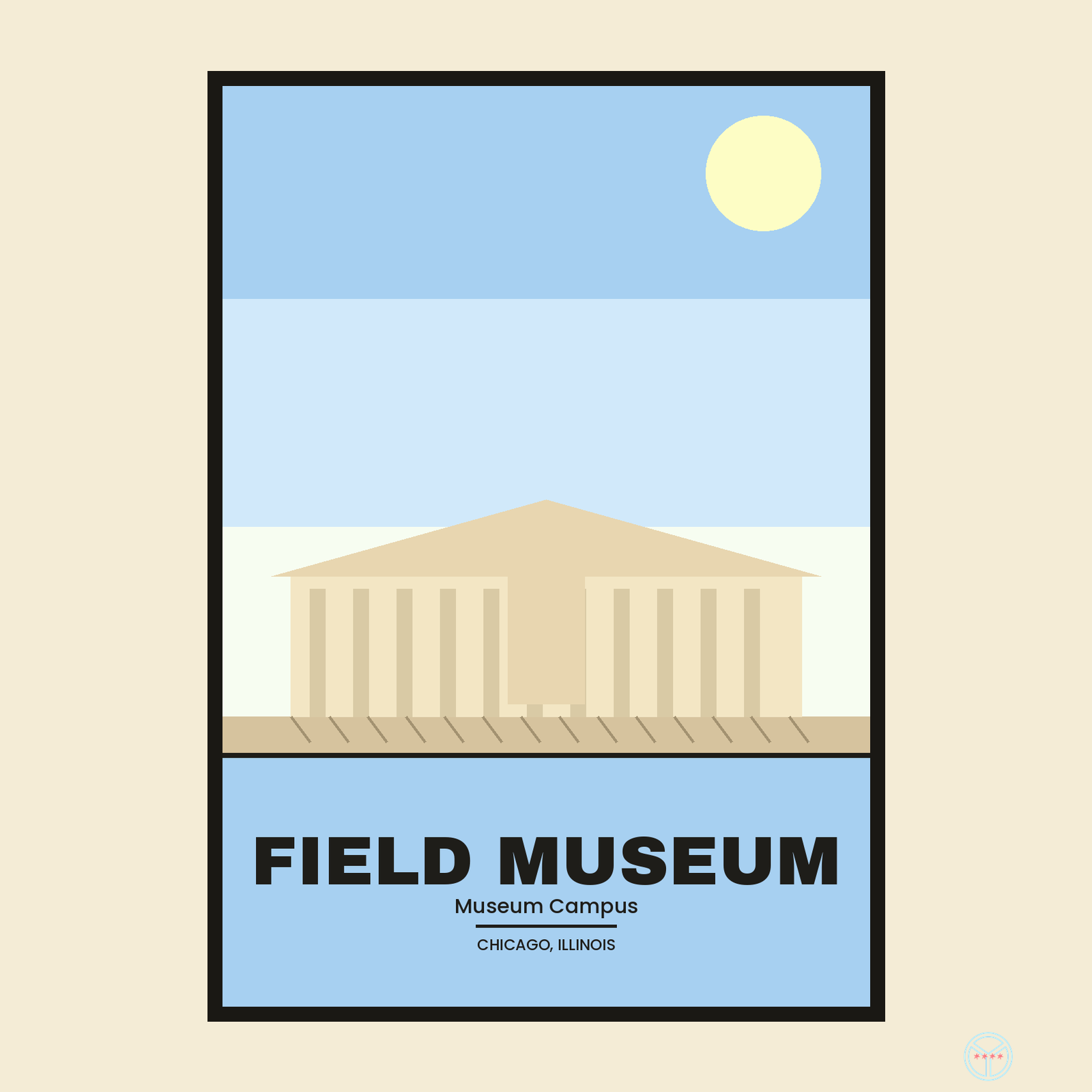 Field Museum Travel Poster