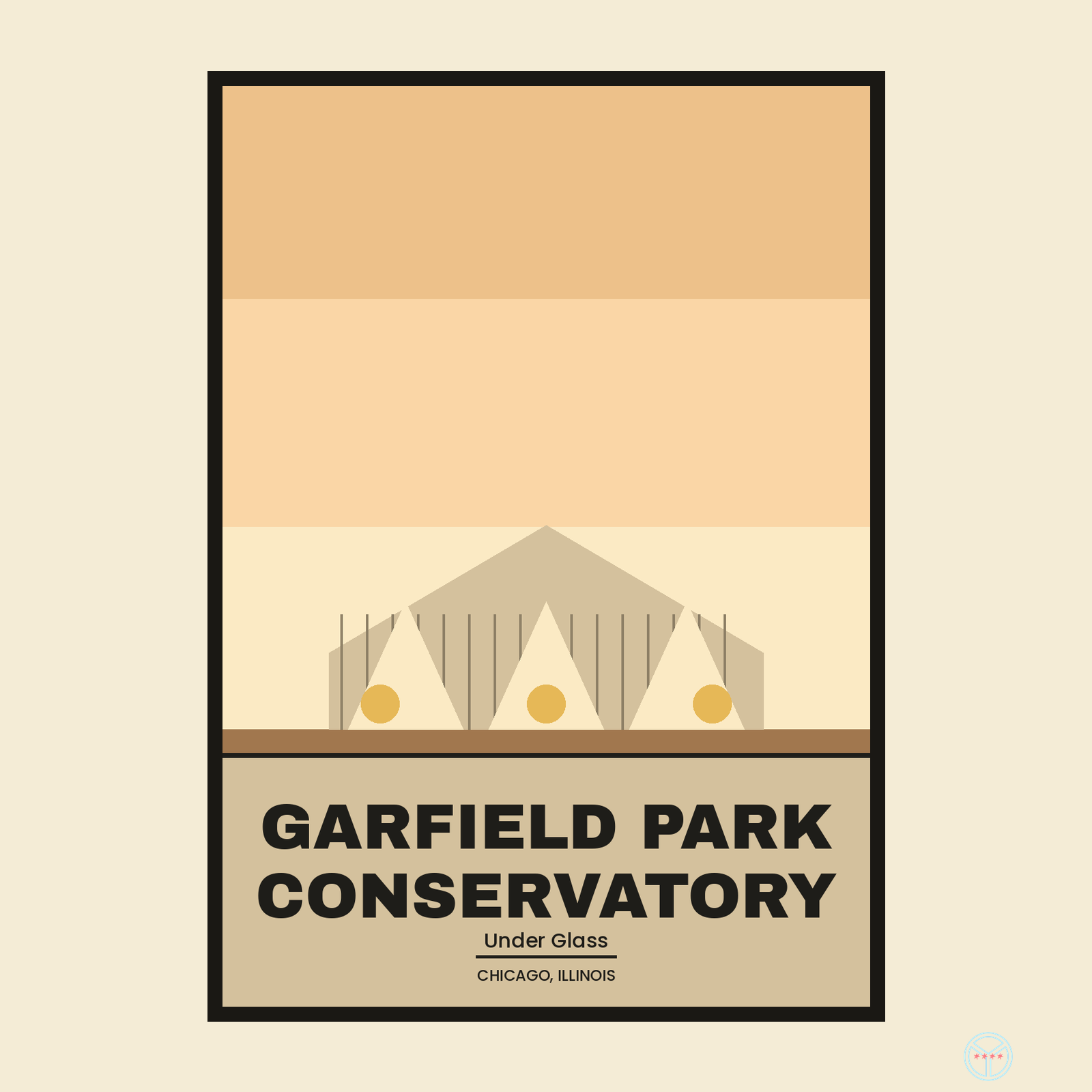 Garfield Park Conservatory Travel Poster