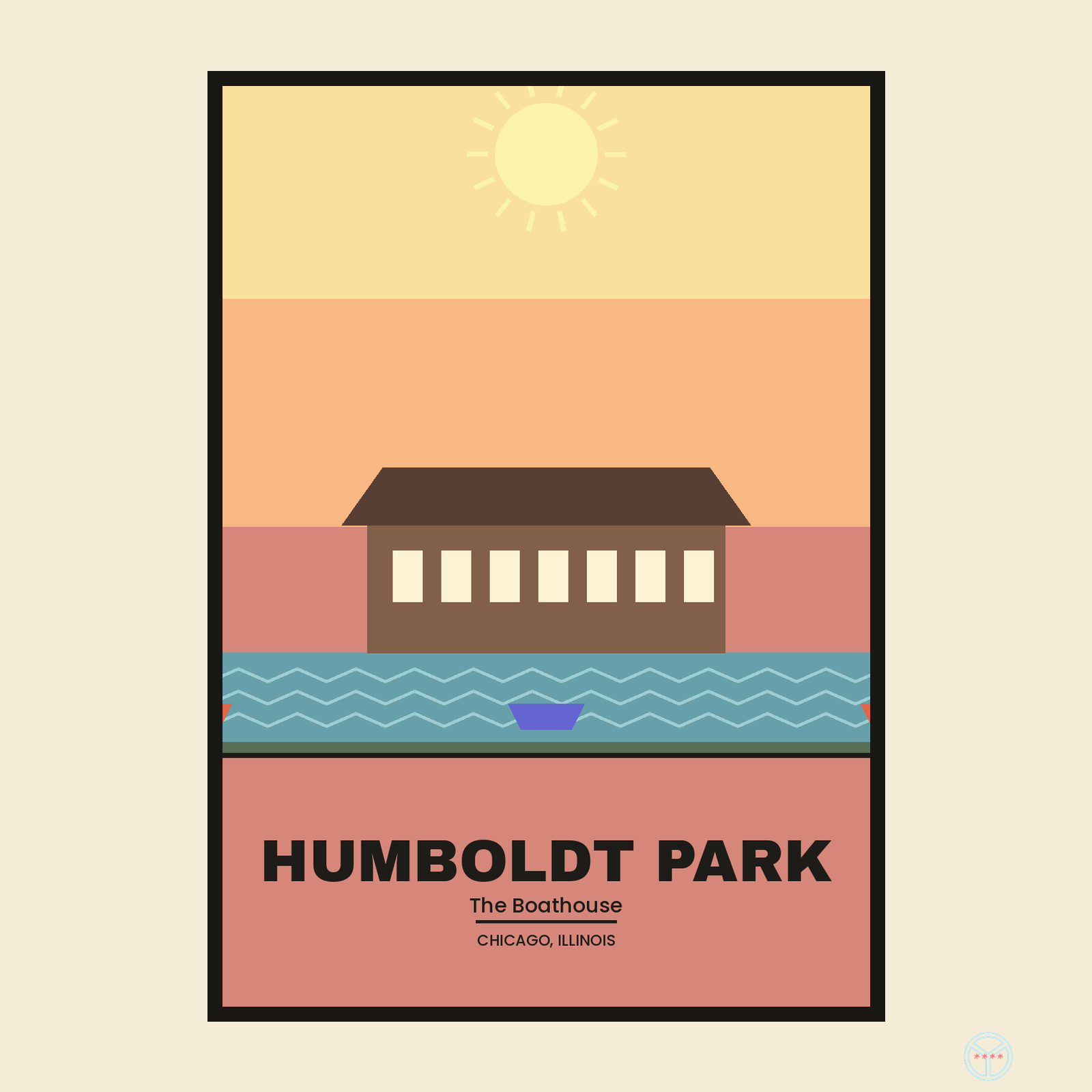 Humboldt Park Travel Poster