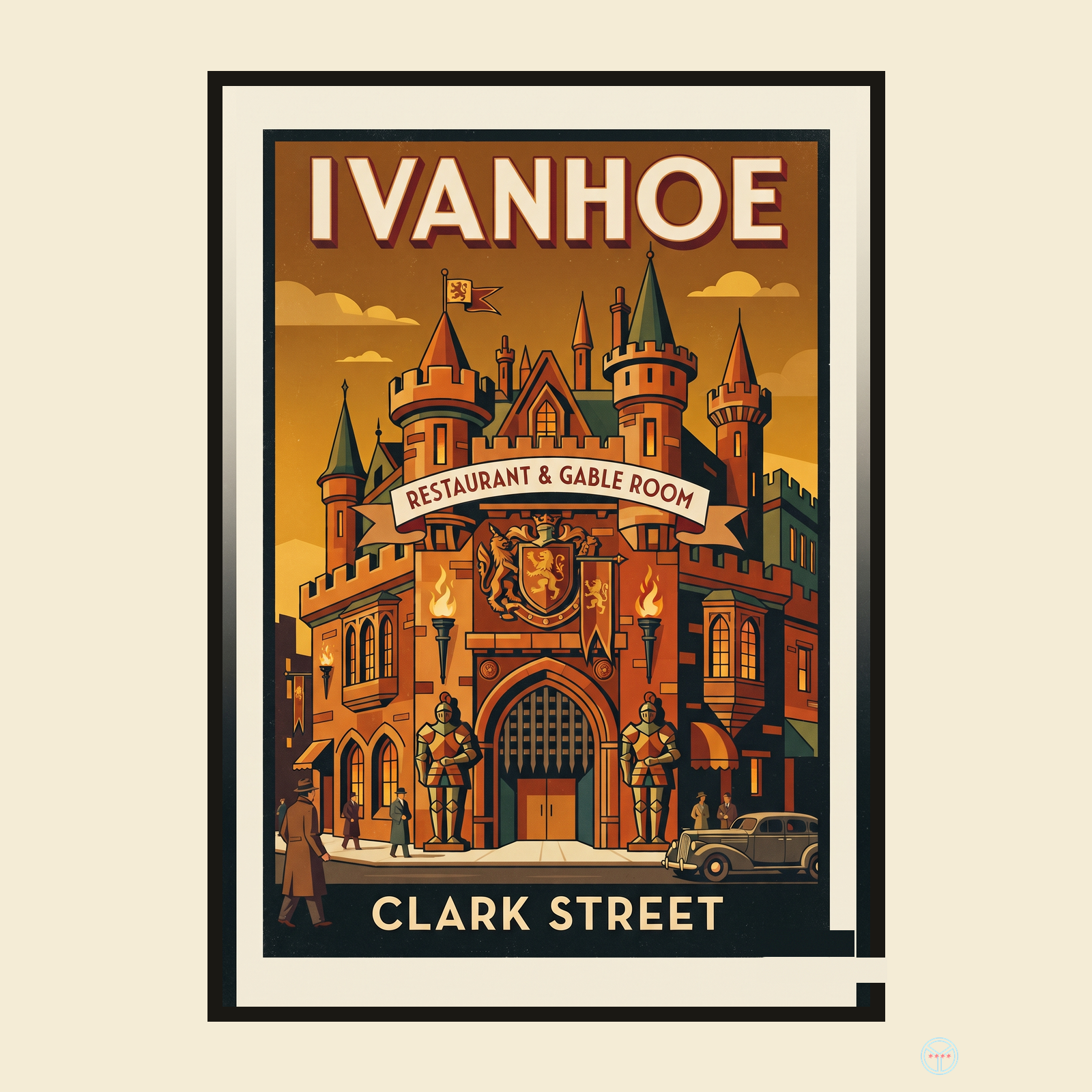 Ivanhoe Travel Poster