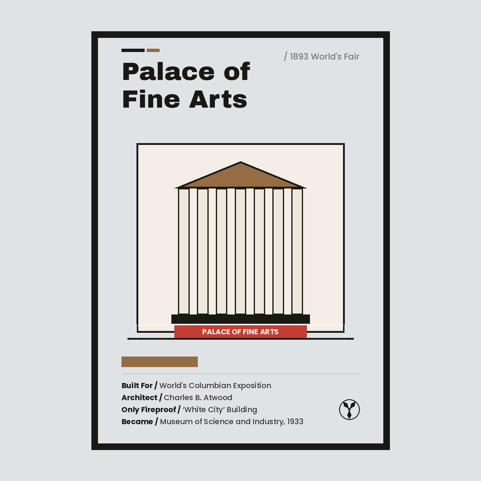 Palace of Fine Arts — 1893 World's Fair print