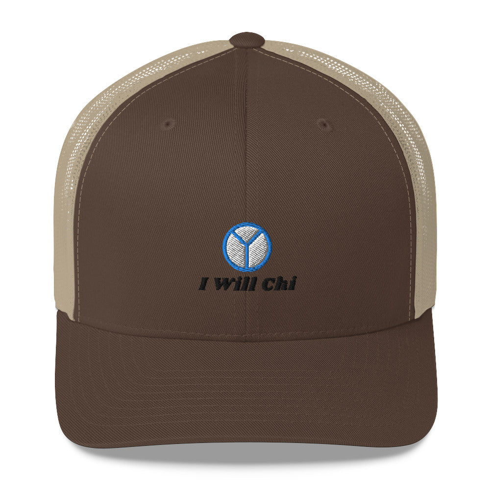 I Will Chi - Municipal Device Logo - Vintage Trucker Cap
