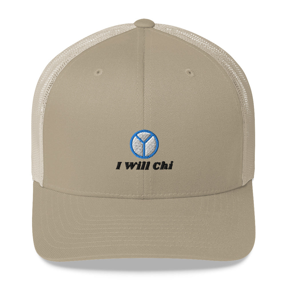 I Will Chi - Municipal Device Logo - Vintage Trucker Cap